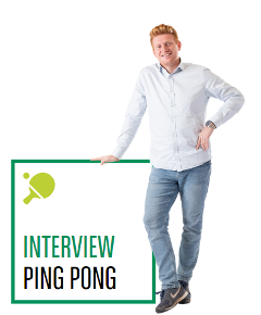 Interview ping pong Marijn