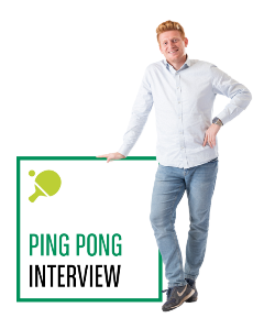 Interview ping pong Marijn